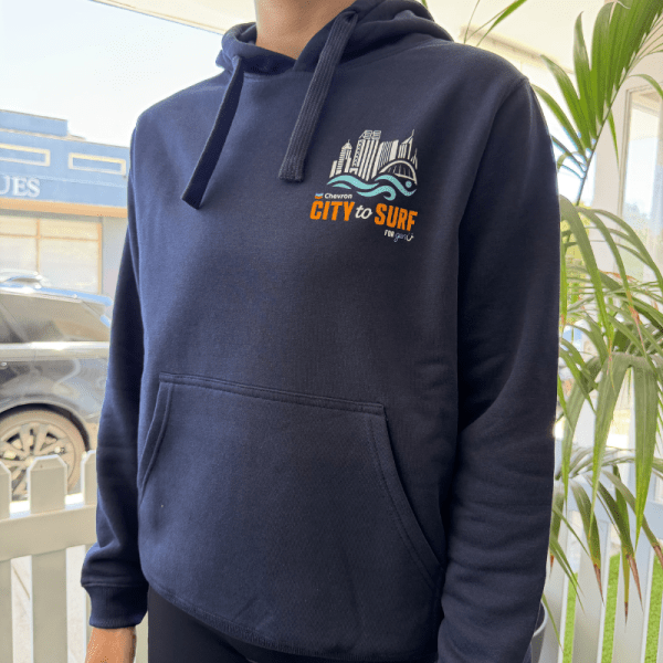 Chevron City to Surf for genU Hoodie Navy